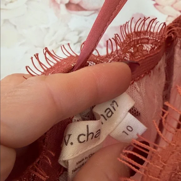 V. Chapman Fiorenza Midi Dress in Dusty Cedar - Picture 7 of 11